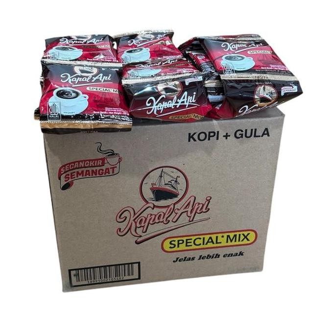 

Murah 10 Renceng Kapal Api Special Mix 25G Coffee Kopi Robusta Bubuk Powder