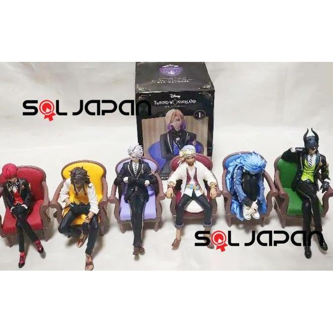 TWISTED WONDERLAND PREMIUM GRACE SITUATION FIGURE RIDDLE LEONA AZUL KALIM VIL IDIA MALLEUS