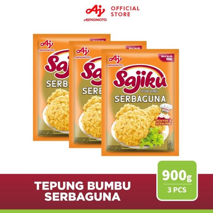

Bisa Gosend! Sajiku Tepung Bumbu Serba Guna Sachet 900G (3 Pcs)