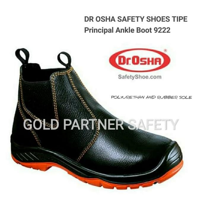 Spesial Safety Shoes Dr Osha 9222 Principal Ankle Boot % Original Hd