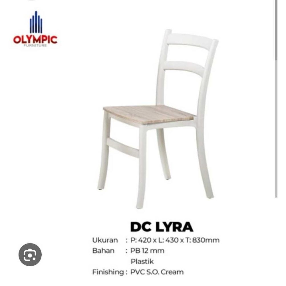 KURSI MEJA MAKAN OLYMPIC DC LYRA PREMIUM / KURSI KERJA / KURSI CAFE
