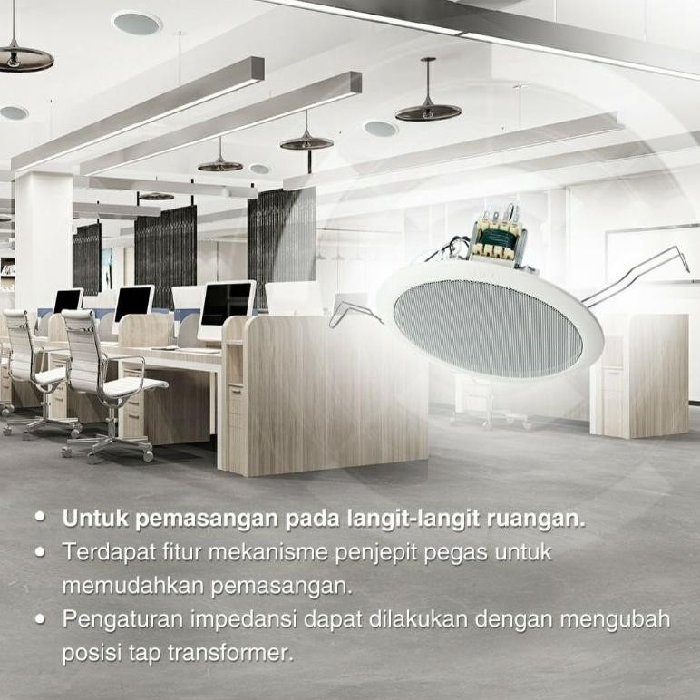 ZS 658 R TOA CEILING SPEAKER/SPEAKER TOA PLAFON