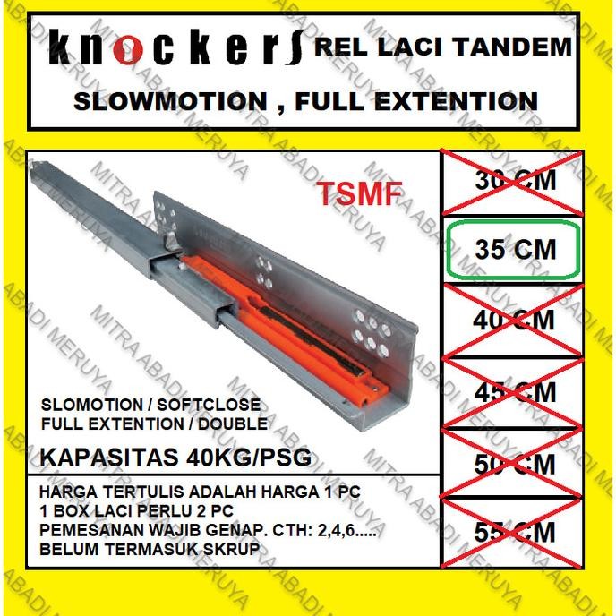 REL LACI TANDEM KNOCKERS TSMF 35 REL TANDEM FULL EXTENSION