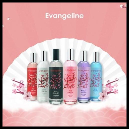 Terlaris Parfum Wanita Evangeline Sakura 100 Ml Minyak Wangi Cewek Wanita Tahan Lama Murah Thailand 