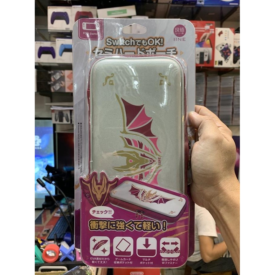 Nintendo Switch Iine Pouch / Tas / Bag Monster Hunter Sunbreak Edition Original