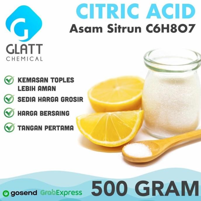 

500 Gram Citric Acid Monohydrate - Asam Sitrat Sitrun Food Grade nUg