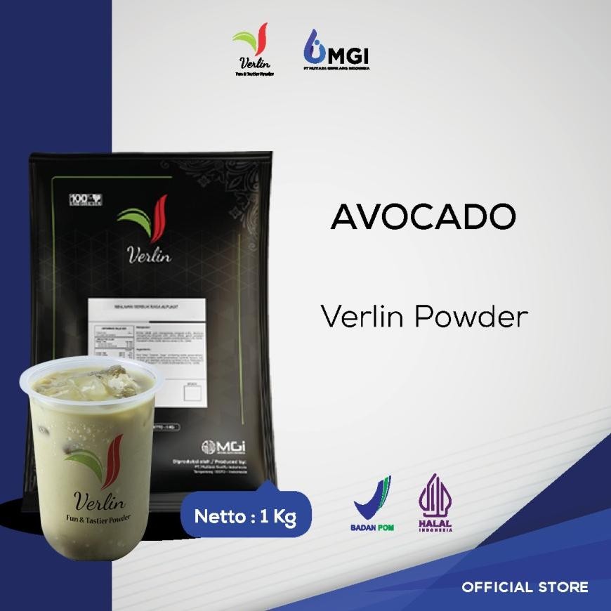 

If56 YBW-2429 Bubuk Minuman Alpukat Verlin drink powder AVOCADO 1kg Premium Murah