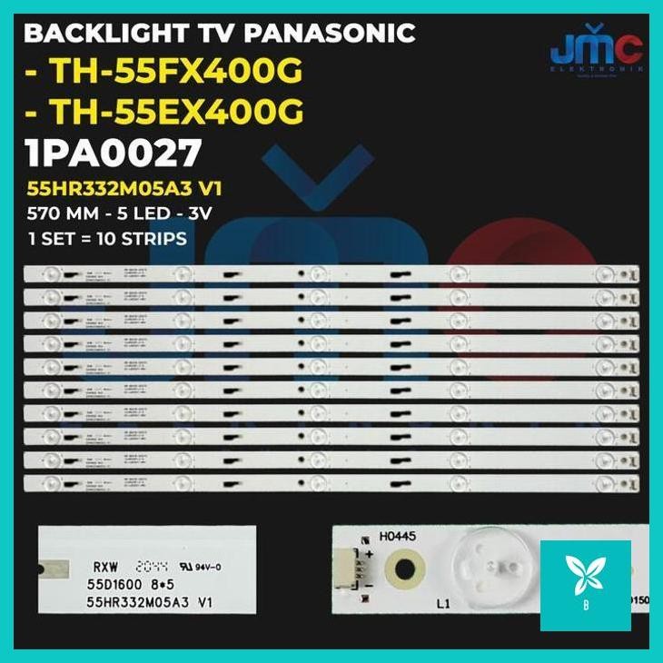 | JC | Backlight Tv Panasonic Th-55Fx400g 55Fx400 Th55Fx400g 5 mata kancing