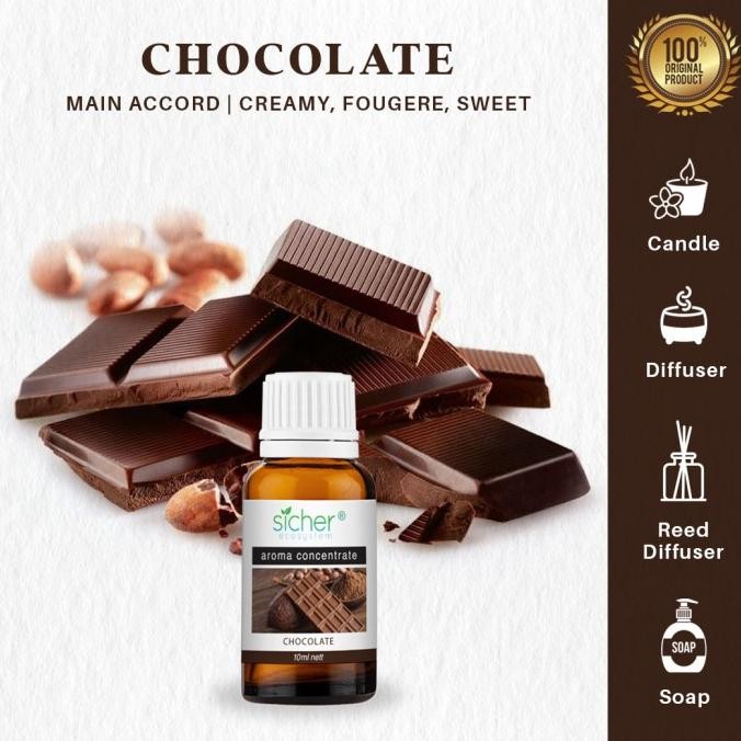 

TERBARU SICHER (CHOCOLATE) [SINGLE NOTE FRAGRANCE OIL] BIANG PARFUM TAHAN LAMA GRADE A