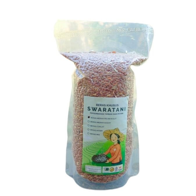 

Beras merah organik | Swaratani 1kg (sosoh) nUg