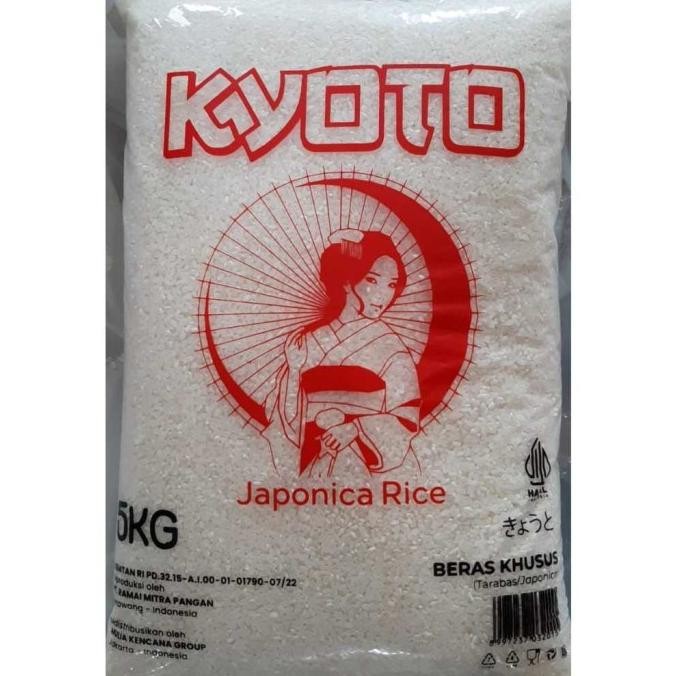 

BERAS JEPANG 5 KG (KYOTO) JAPONICA RICE / TARABAS / SUSHI BENTO RICE, BERAS SUSHI - BERAS BENTO - BERAS ONIGIRI, SETARA KOSHIHIKARI, OKINIRI, IKIRU, HIDEAKI, KIYOSHI, KOKOHO, KOKUHO, SHIROKU, DIATAS SUMO (HALAL BERGIZI) L67J