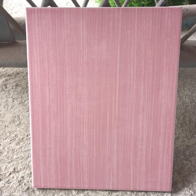 KERAMIK DINDING 20x25 PINK CIRCLE IKAD-DINDING KAMAR-DINDING DAPUR