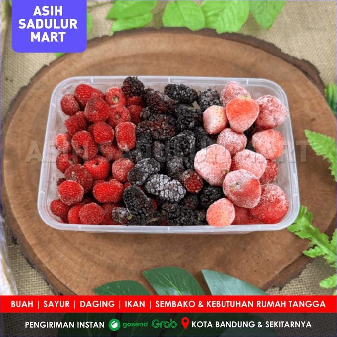 

Frozen Buah Beku Strawberry Anggur Nanas Bandung nUg