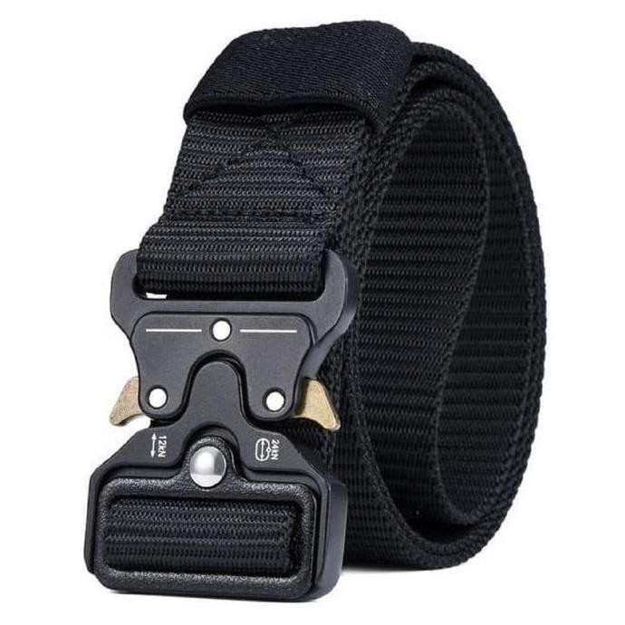 Ori - Ikat Pinggang Pria Nylon Canvas Sabuk Pria Gesper Army Belt Military Tactical Kanvas ikat  pin