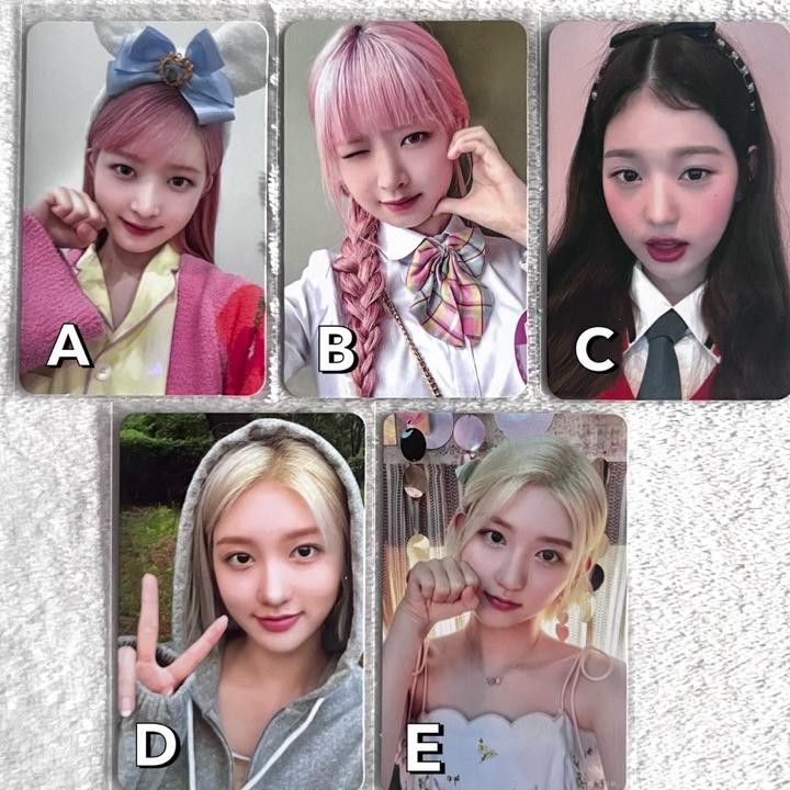 Photocard Rei Wonyoung Gaeul Ive After Lie Ive Eleven Hair Bunny Pajama Oundwave Moet Uniform Epang 
