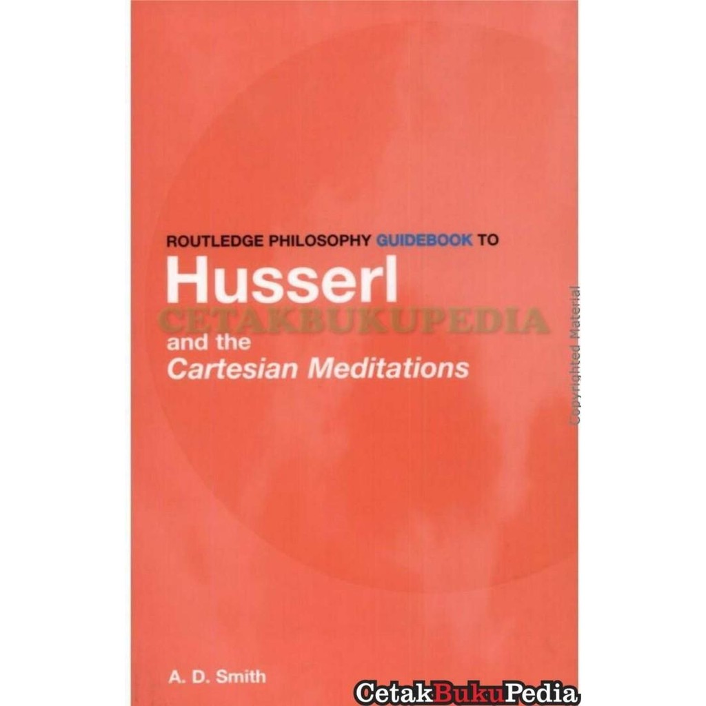 Book Husserl Cartesian Meditations Philosophy Guidebooks