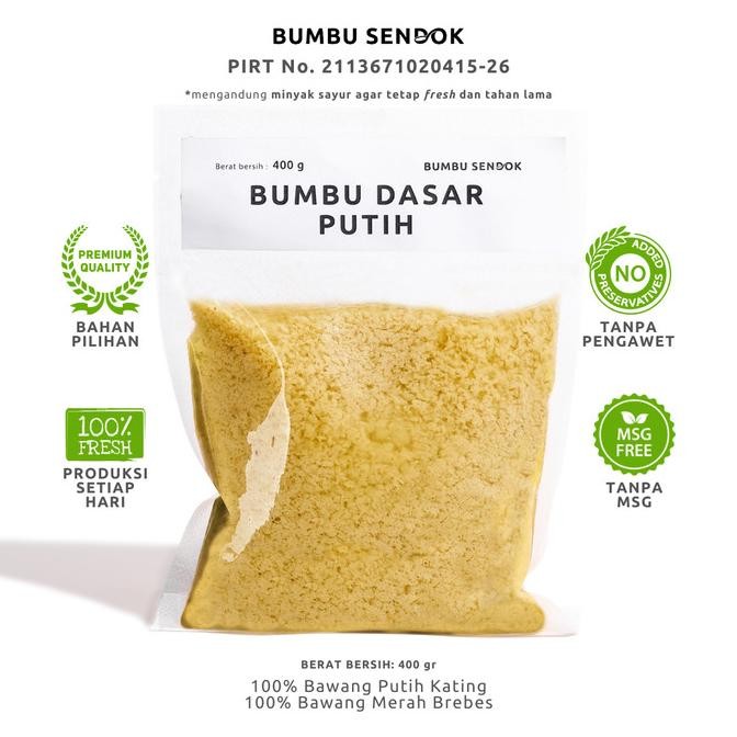 

BUMBU SENDOK Refill Bumbu Dasar Putih nUg