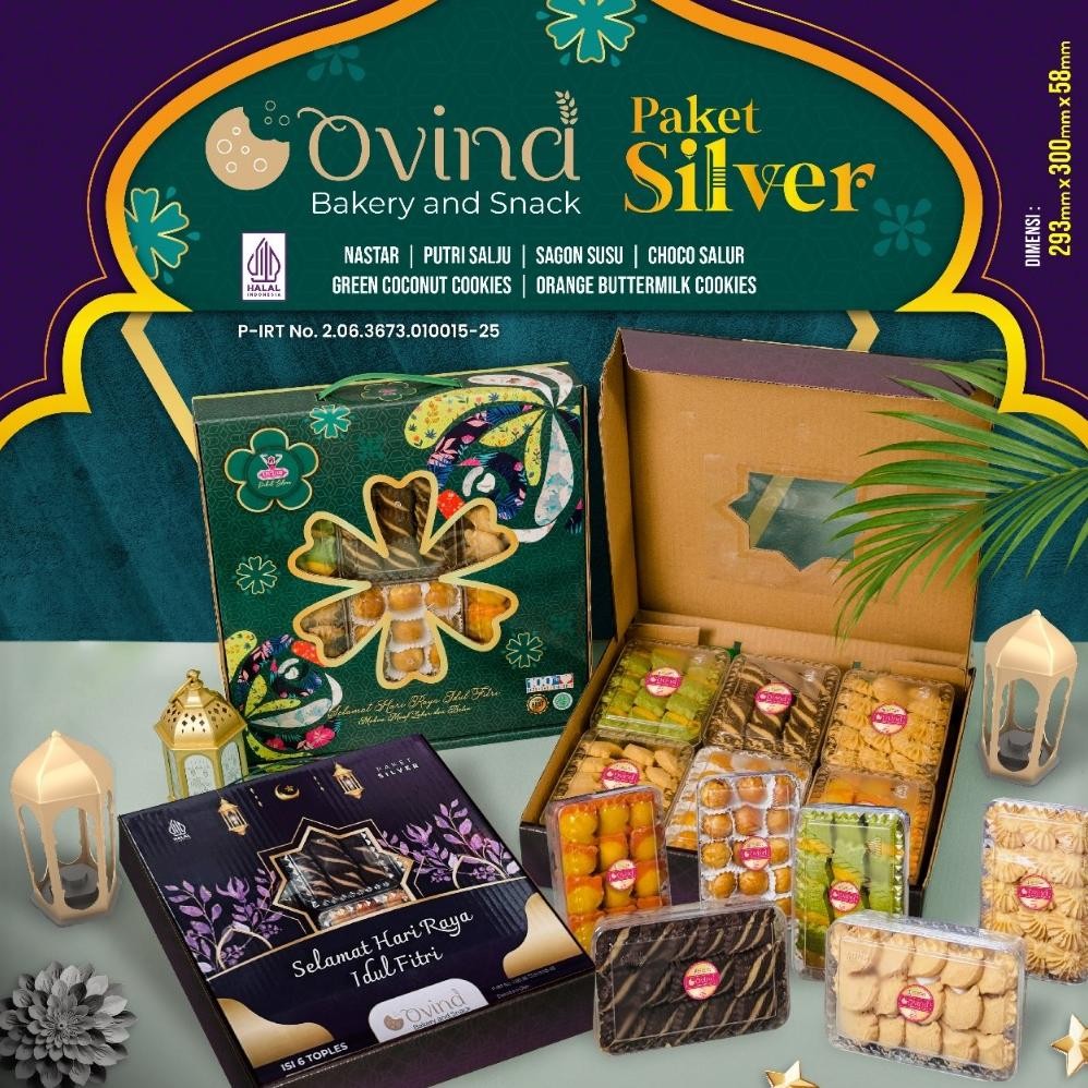 

Paket Ovina Silver isi 6 toples Kue kering Lebaran Idul Fitri