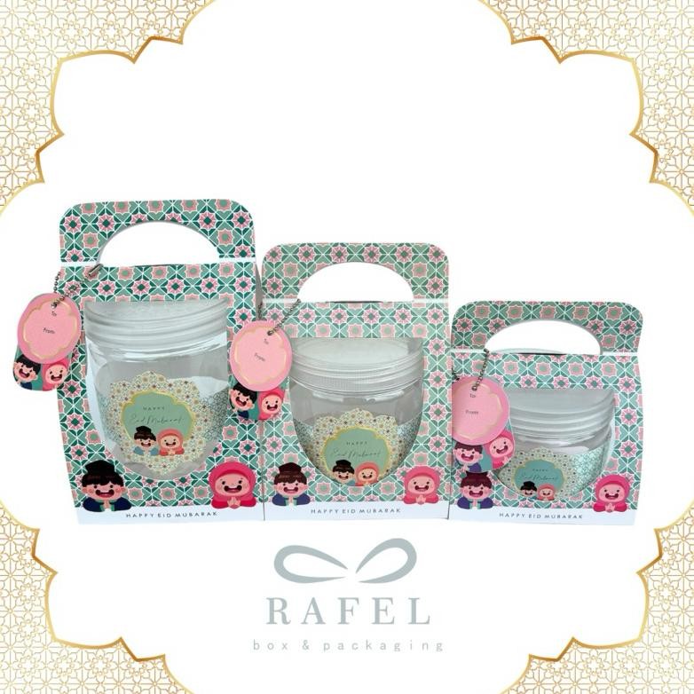 

10 Set Box Jinjing Hanan Toples 400 600 800 ml Dus Idul Fitri