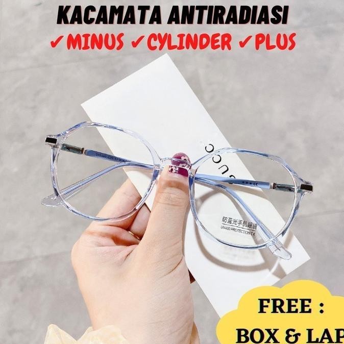new kacamata wanita/lensa photocromic/kacamata minus antiradiasi [brt2053]