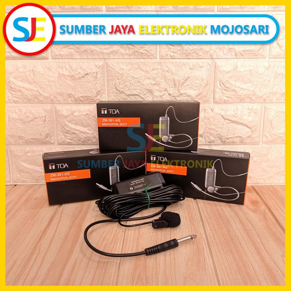Mic Toa Jepit ZM-361-AS / Mikrofon Jepit TOA ZM-361-AS