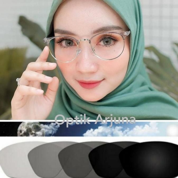 new kacamata minus wanita bulat/kacamata lensa photocromic minus