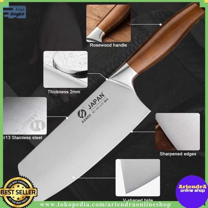 pisau dapur stainless steel