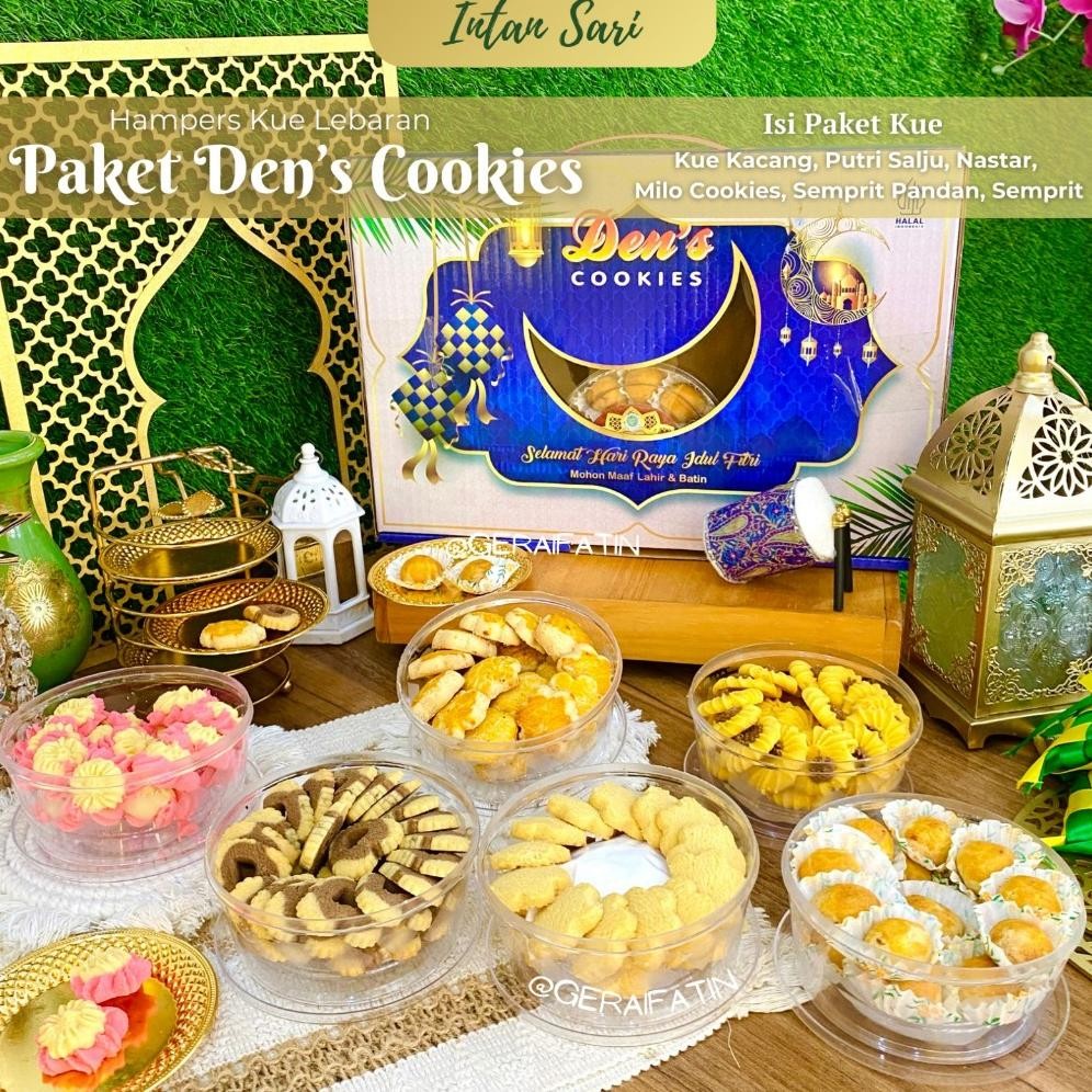 

KUE LEBARAN INTAN SARI PAKET KUE PREMIUM KUE KERING 6 TOPLES / PAKET KUE KERING 2025