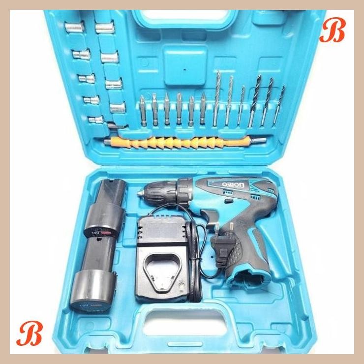 [OVP] Mesin Bor / Bor Cordless Orion 2 baterai tanpa kabel Melampaui/Pengganti Bosch