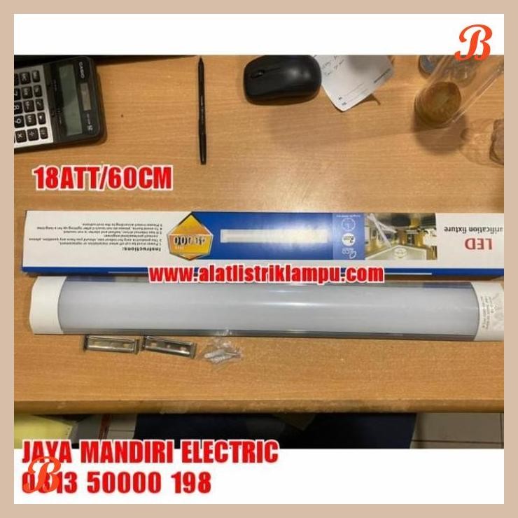 [JME] LAMPU TL LED OUTBOW 18W 60CM / KAP LAMPU PLAFON 18WATT 18 WATT PUTIH