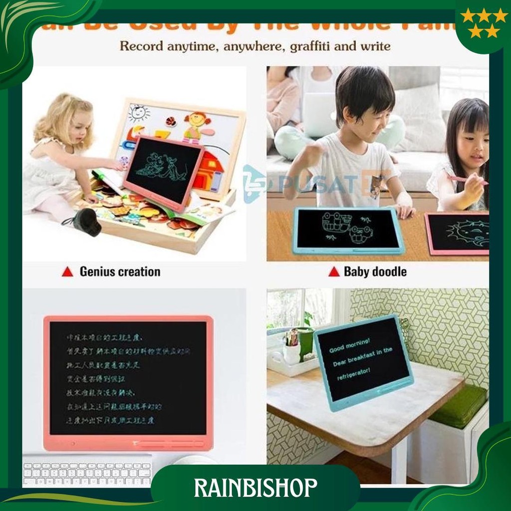 Papan Belajar Tulis Anak Lcd Tablet 8.5 Inch Portable Ori