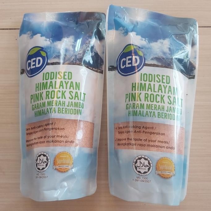 

himalayan pink salt 500 gram garam kemasan pouch nUg