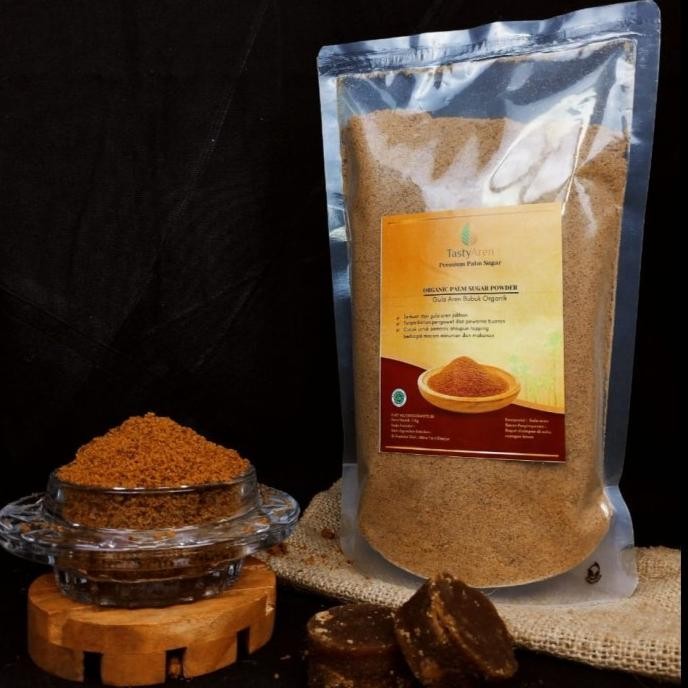 

PREMIUM GULA AREN BUBUK ORGANIK 1KG - PALM SUGAR 1000 GRAM -GULA SEMUT nUg