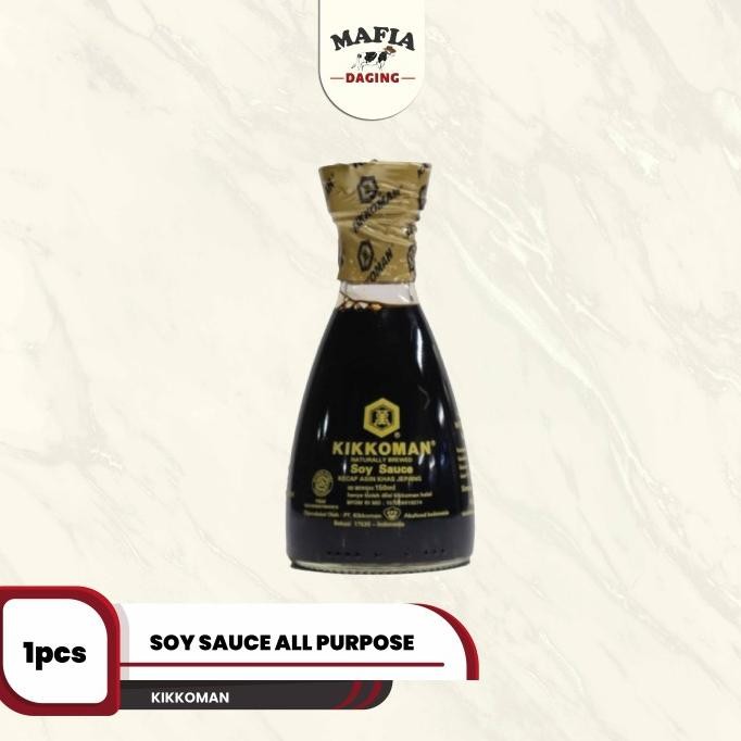 

PROMO!!! Kikkoman All Purpose Soy Sauce Shoyu- Kecap Asin Halal 150 ml nUg