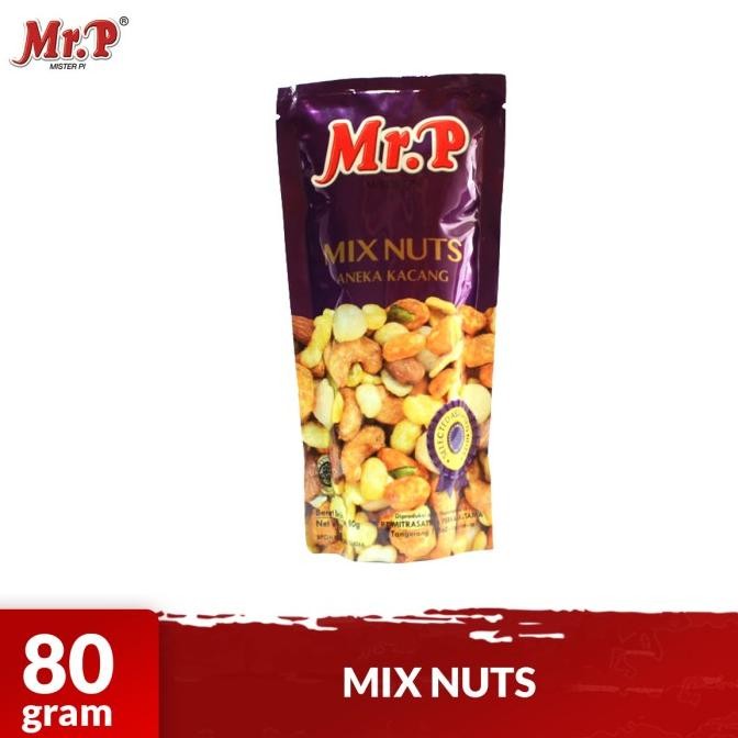 

MR. P Mixed Nuts 80gr nUg