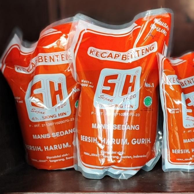 

Kecap Manis Benteng SH 620ml Pouch Produk Lokal 100% nUg