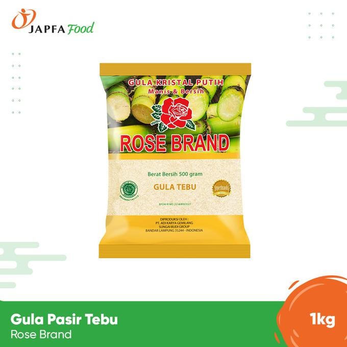 

Rose Brand Gula Pasir Tebu 1kg nUg