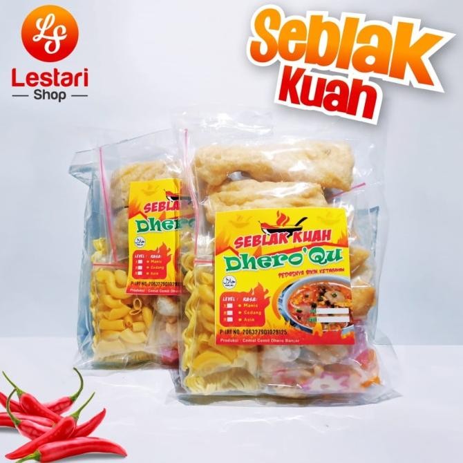 

Seblak instan seblak dhero seblak kering cemilan kekkinian nUg