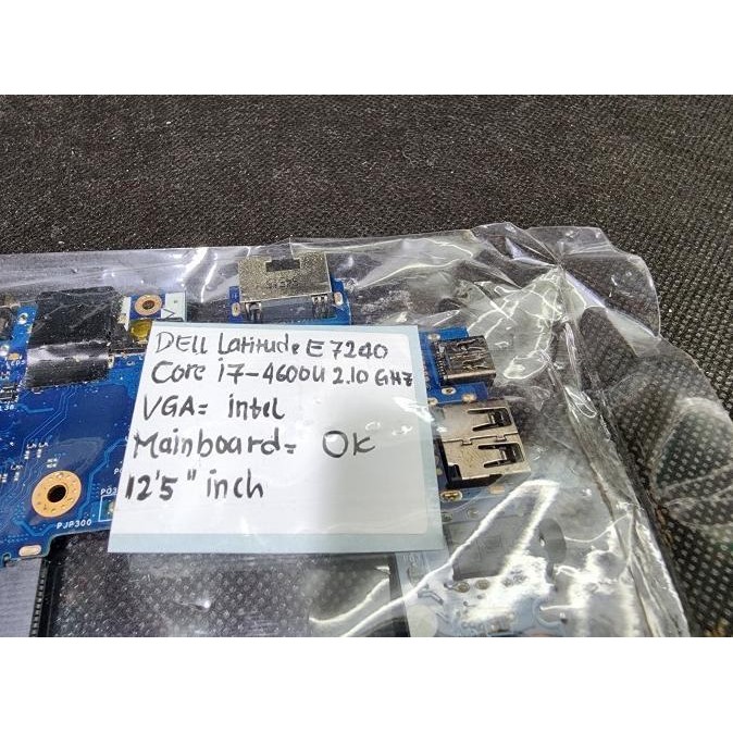 Motherboard Dell Latitude E7240  Core I7-4600 @2,1 Ghz Vga Intel New Stok