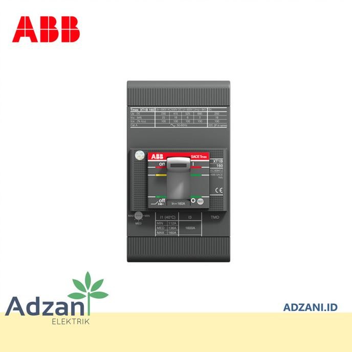 [Abb] Mccb 3P 80A 25Ka Xt1C Tmd 1Sda067396R1 New Stok