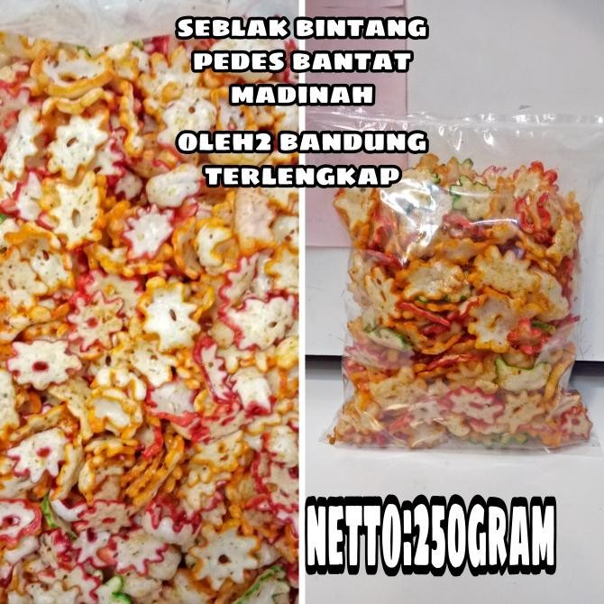 

KERUPUK SEBLAK BANTAT BINTANG PEDES 250 GR nUg