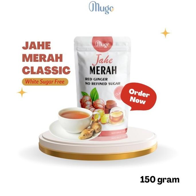 

Mugo, Jahe Merah Gula Aren Murni White Sugar Free Praktis Hangat Tanpa Ampas 150 gr nUg