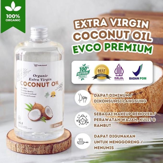 

Extra Virgin Coconut Oil Cold Pressed Premium Organic Pure VCO EVCO Ekstra Virgin Minyak Kelapa Murni Asli 100% Organik nUg