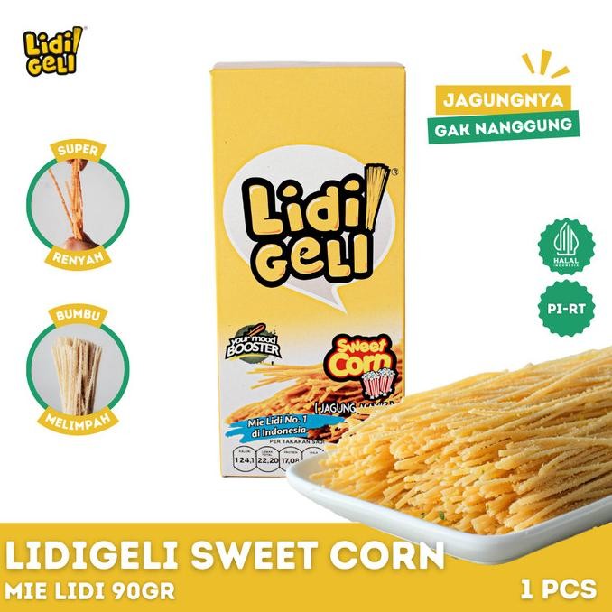 

Lidi Geli - Mie Lidi Rasa Sweet Corn 90gr nUg