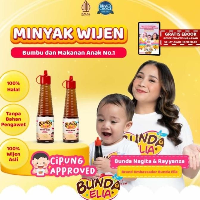 

Minyak Wijen Organik Bumbu Bunda by Elia Non MSG Mpasi Homemade nUg