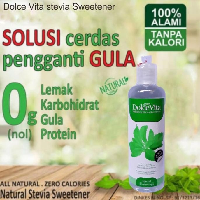 

Dolcevita Stevia Sweetener Paket 2 botol nUg