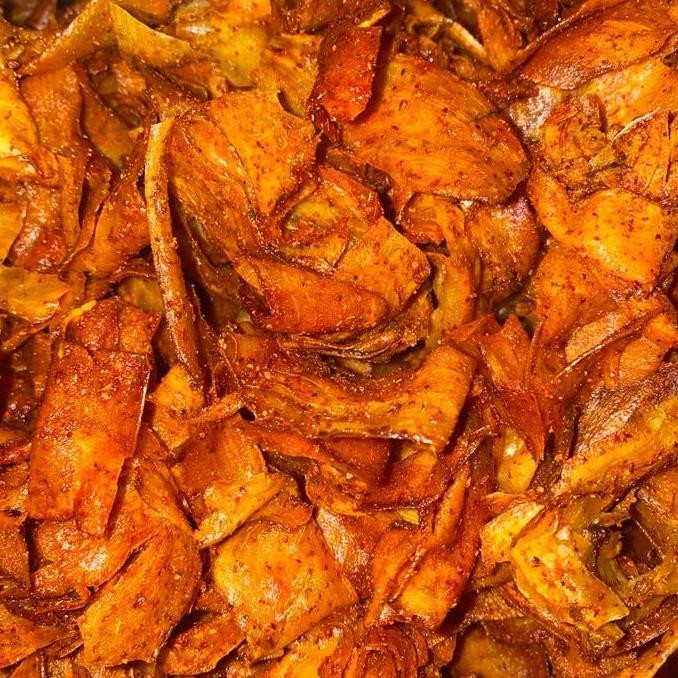 

( KRIPSET ) KERIPIK SETAN 500 GRAM RENYAH GURIH ( KRIPIK SINGKONG ) Makanan Keripik Snack Food Cemilan Pedas murah nUg