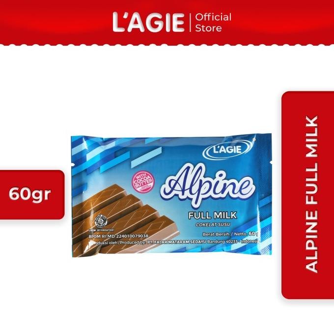 

Lagie Coklat Susu Alpine Full Milk 60gr nUg