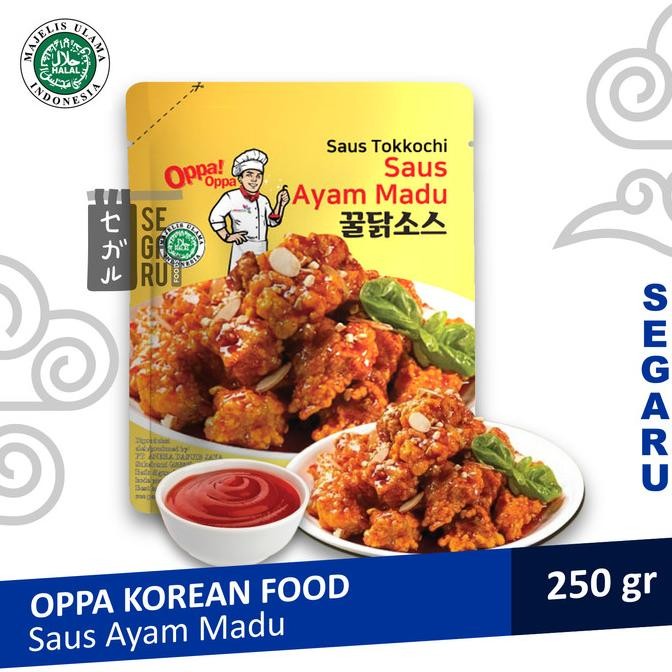 

OPPA Honey Chicken Sauce | Saus Ayam Goreng Madu Korea Halal 250 gram nUg