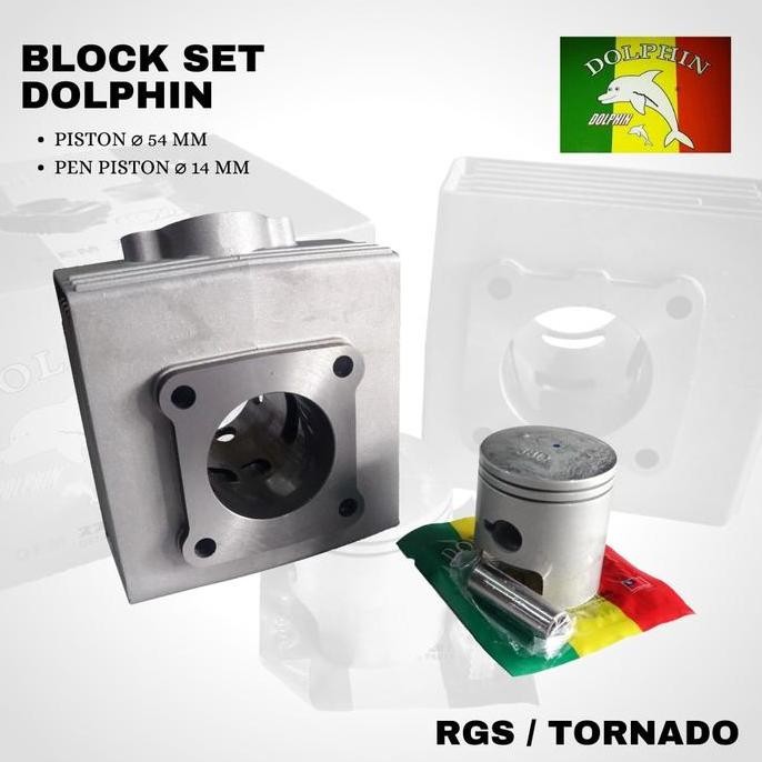 Grosir Cylinder Blok Seher Rg Sport / Tornado 54Mm Dolphin